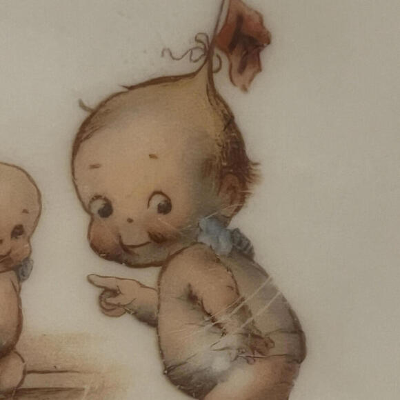 Kewpie Dish Germany Rose O’Neill Germany Stamped Kewpie Early 20th Century - Picture 8 of 9